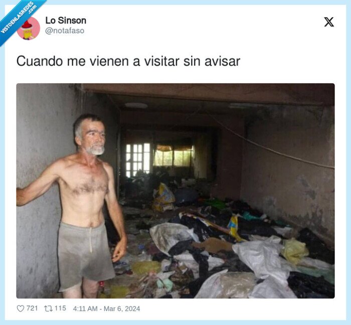 visitar,desorden,diogenes,suciedad,desastre,vienen,sin avisar
