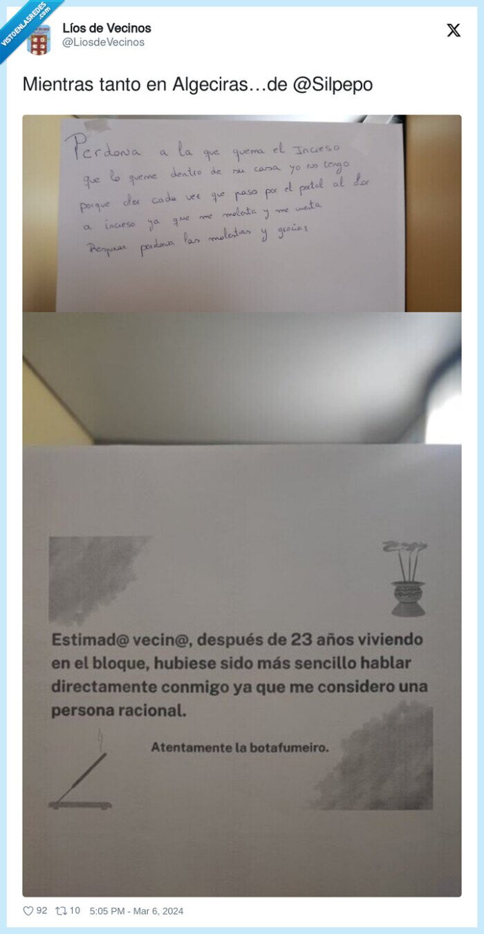 vecinos,incienso,botafumeiro