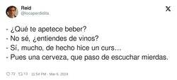 Enlace a No me ralles solo me quiero emborrachar, por @locaperdidita