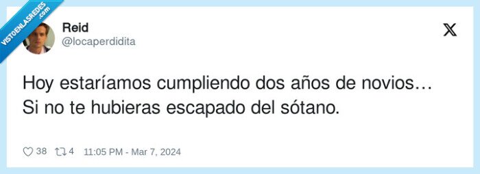 cumplir,novios…,escaparse,sótano