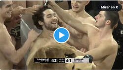 Enlace a Lo nunca visto: se rapa en directo para desconcentrar a un rival mientras lanza los tiros libres