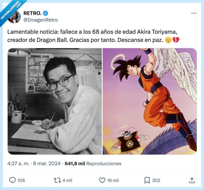 dragon ball,dep,fallecido,toriyama,historia,akira toriyama,japon