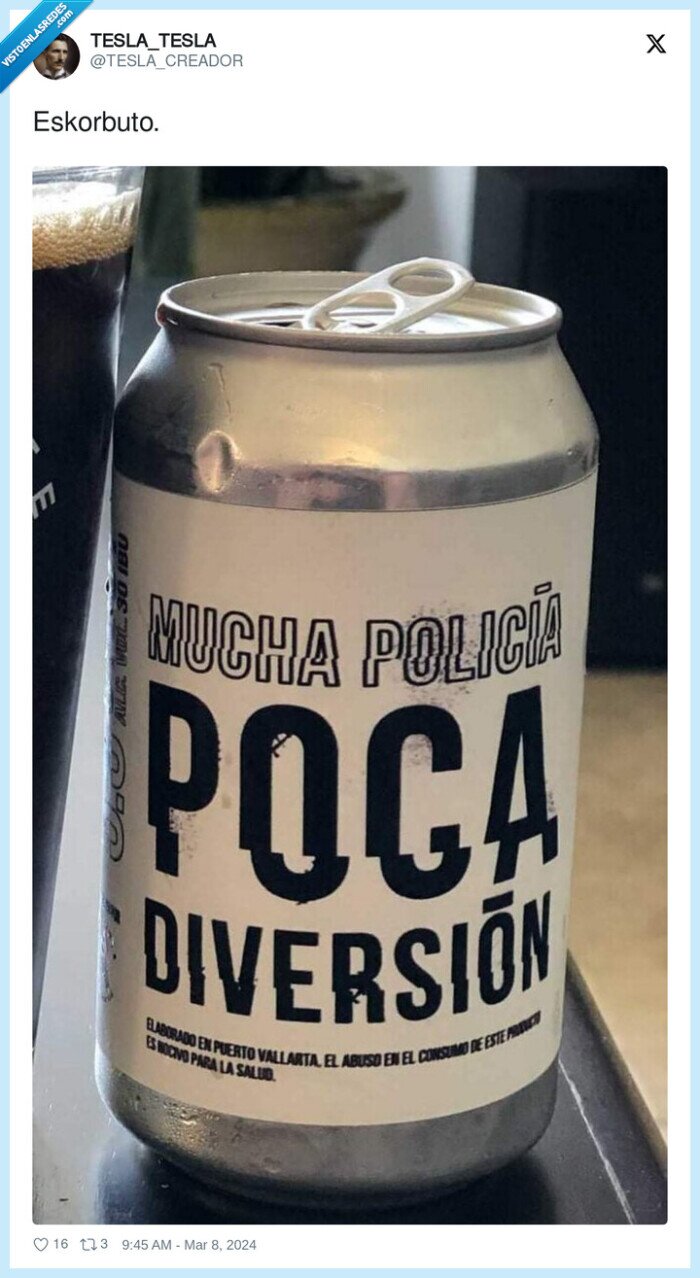 lata,poca diversion,mucha policia