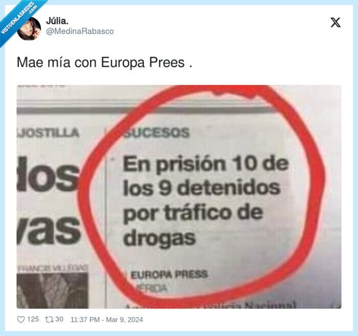 europa press,detenidos,10 de 9