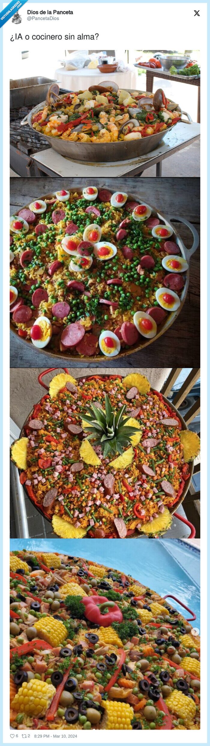 atrocidades,cocinar,paella,guiris