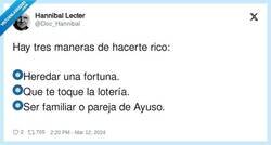 Enlace a Cheatcodes para ser rico, por @Doc_Hannibal