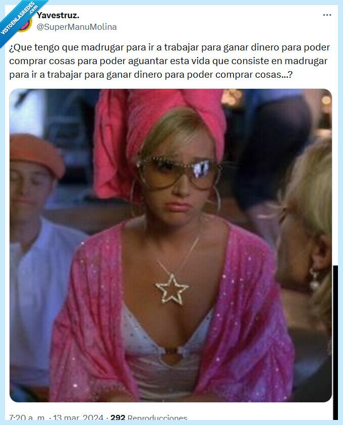 madrugar,trabajar,comprar