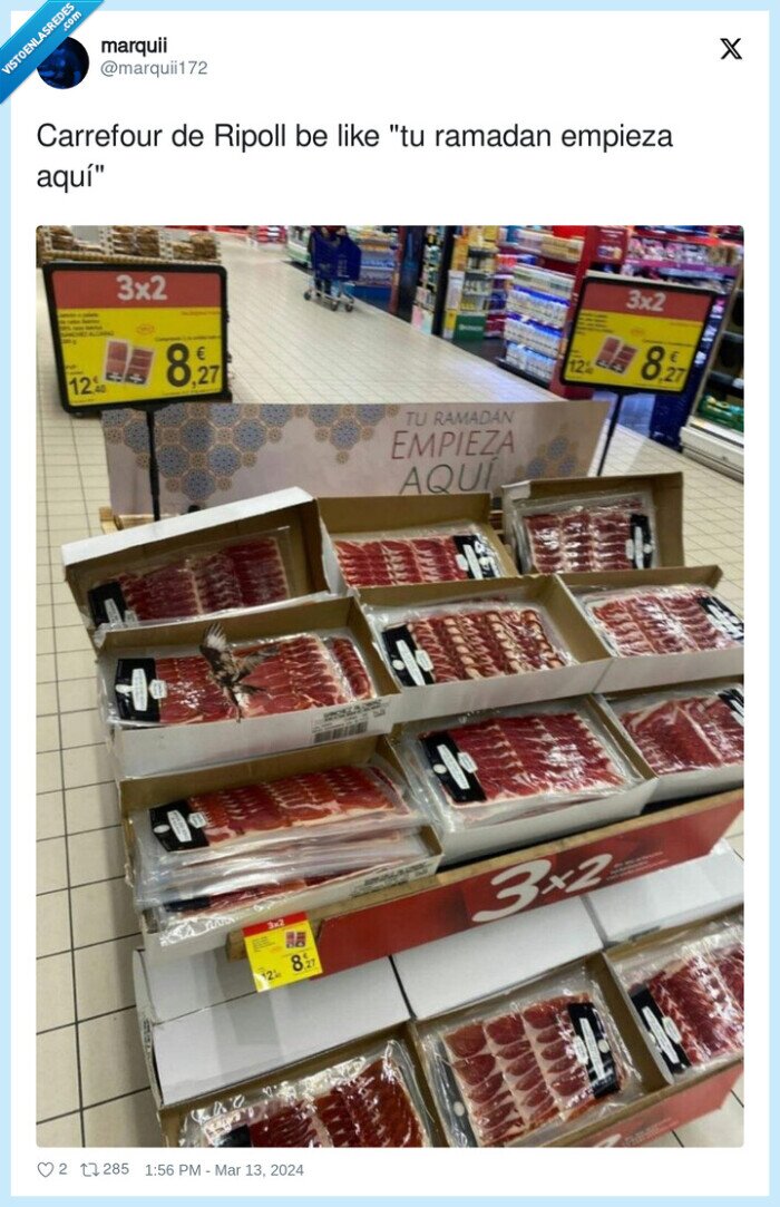 carrefour,ramadan,jamon,ripoll