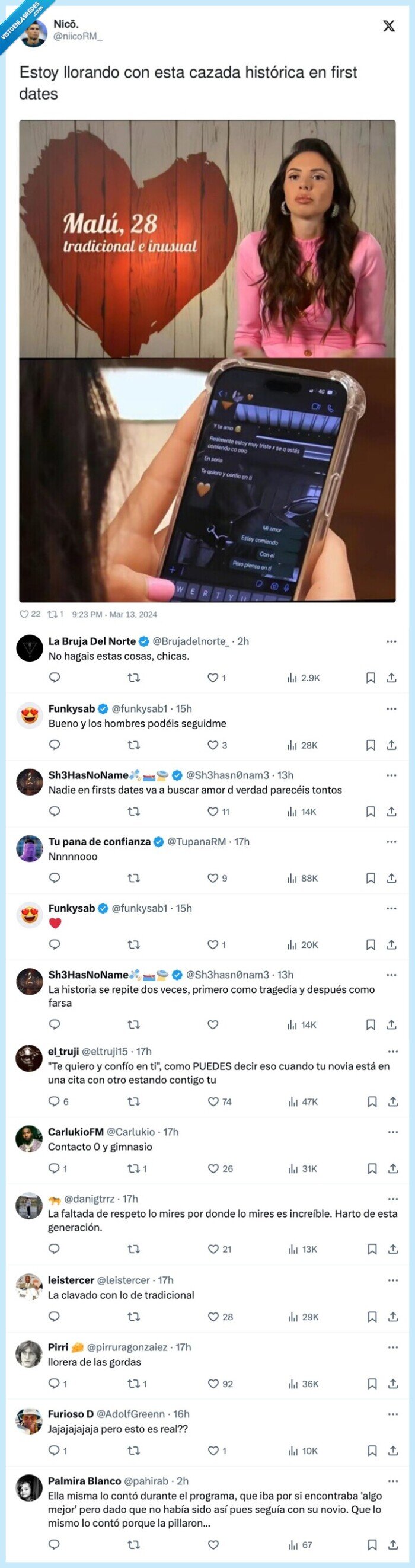 llorando,cazada,infiel whatsapp,first dates