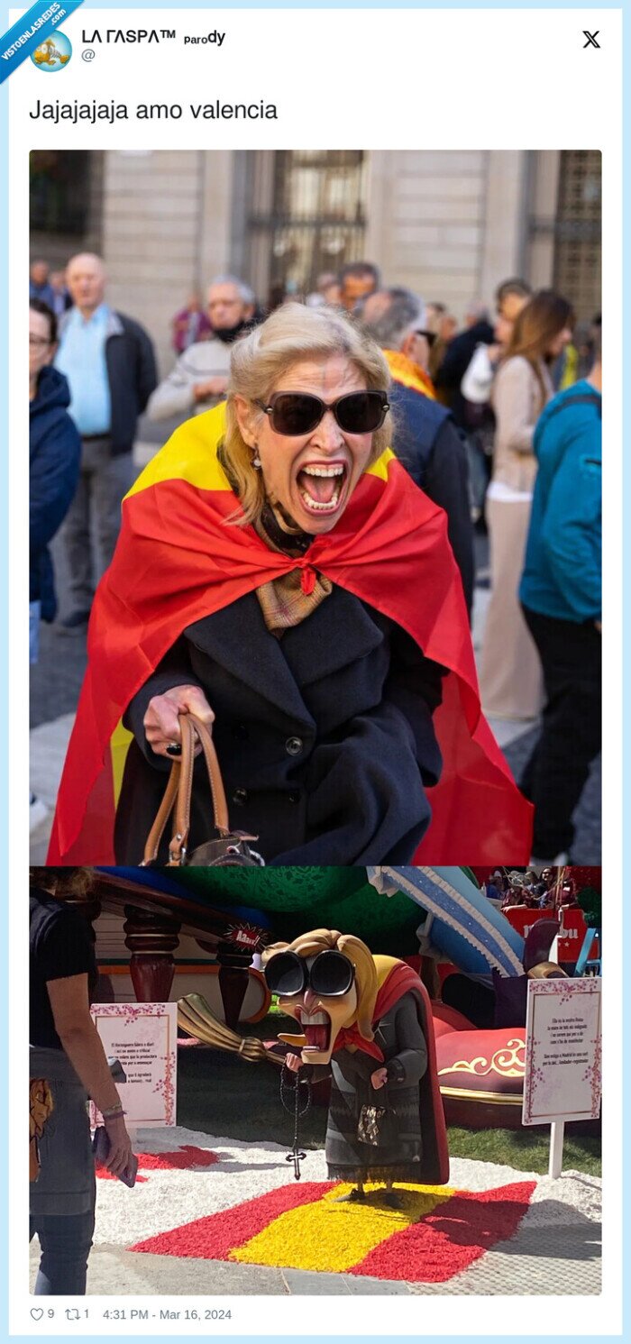 fallas,mujer gritando,grito vox