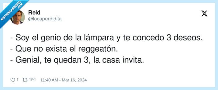 reggeatón,lámpara,conceder,deseos