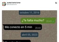 Enlace a Unos 5 minutos un poco largos, por @euskadifumar