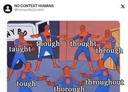 Enlace a El inglés es fácil, decían, por @HumansNoContext