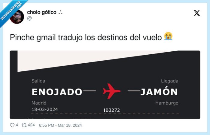 destinos,traduccion,gmail,madrid,hamburg