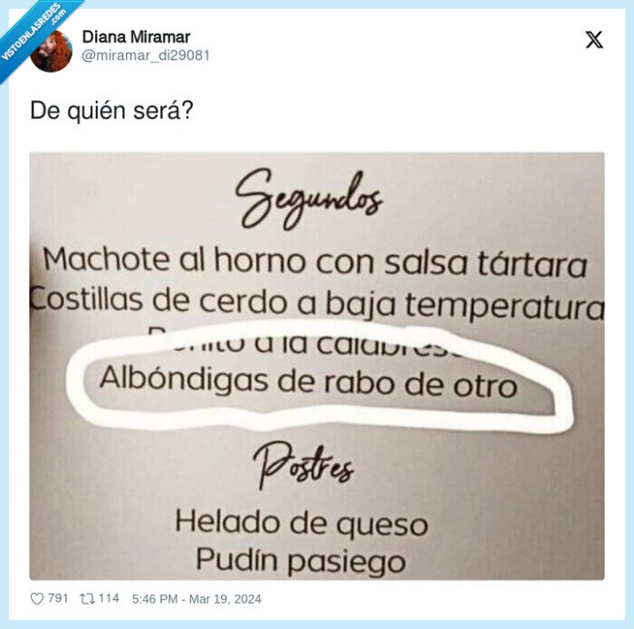 menu,restaurante,rabo de otro