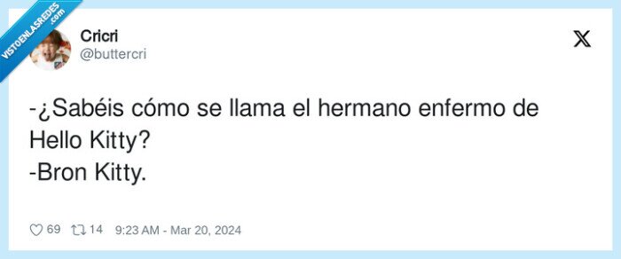 hermano,enfermo,llamarse,hello kitty,bronquitis