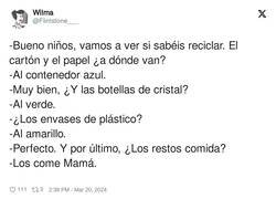Enlace a Cuando tienes hijos, acabas siendo el camión de la basura que se come todas las sobras, por @Flintstone___