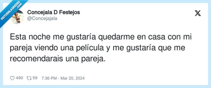 recomendar,gustar,película,pareja