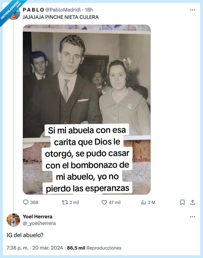 abuelo,guapo,fea,abuela