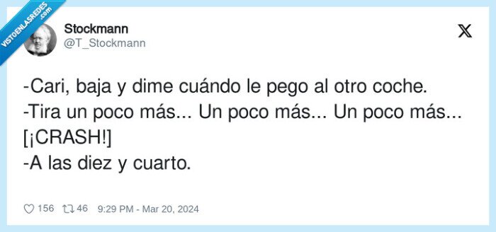 crash,cuándo,cuarto,coche,chocar,hora