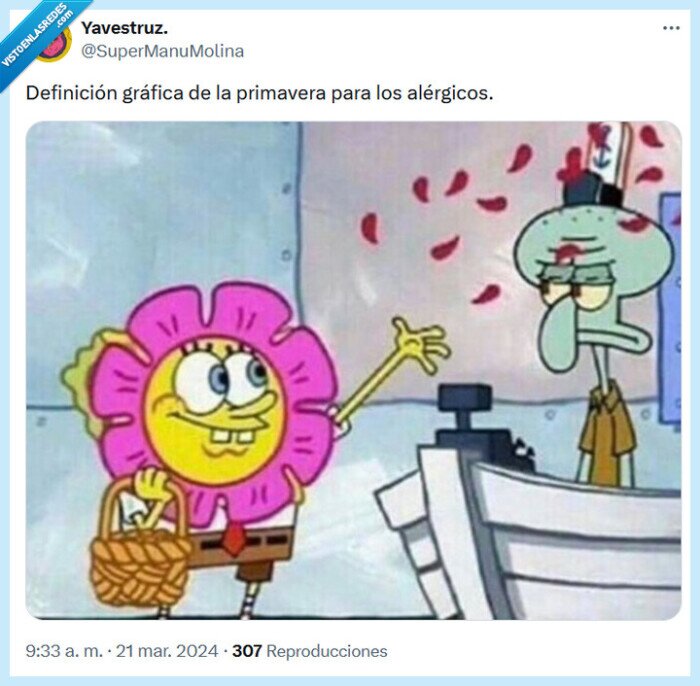 primavera,alergia,bob esponja