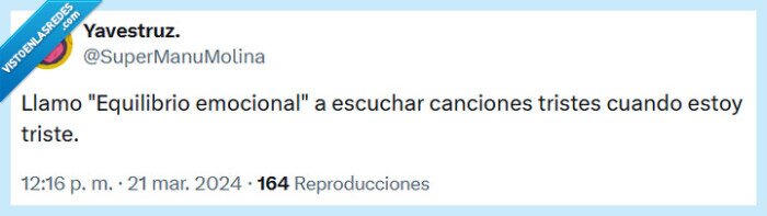 equilibrio,emocional,canciones,tristes