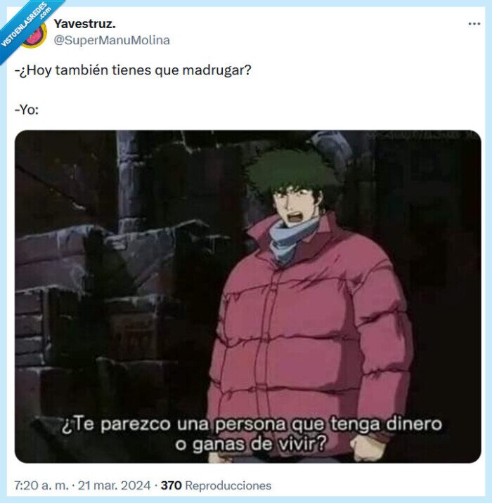 cowboy bepop,madrugar,dinero