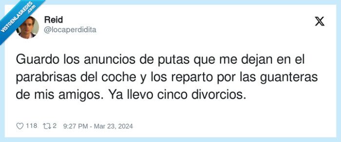 parabrisas,divorcios,guanteras,anuncios,reparto,amigos