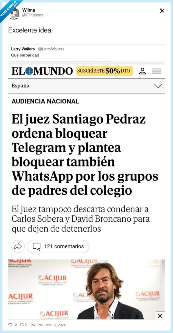 prohibir,whatsapp,grupos de padres,telegram