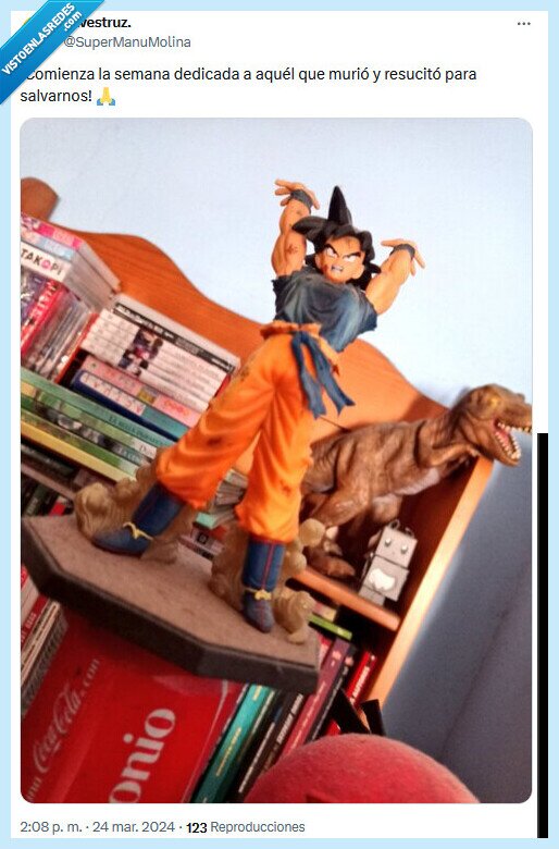 semana santa,goku,dragon ball,resucitar