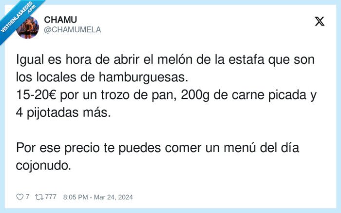 hamburguesas,pijotadas,caro,locales,estafa