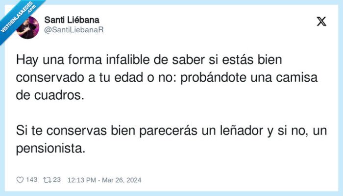 pensionista,probándote,conservado,camisa de cuadros,método infalible,conservas