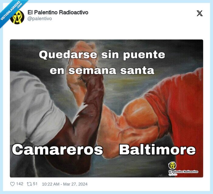 baltimore,camareros,puente,semana santa