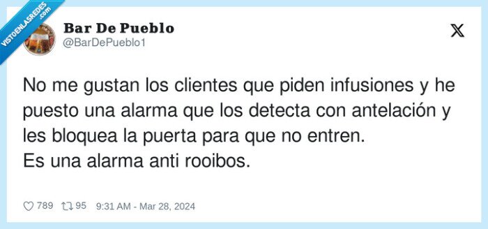 infusiones,clientes,rooibos,detectar,bloquear