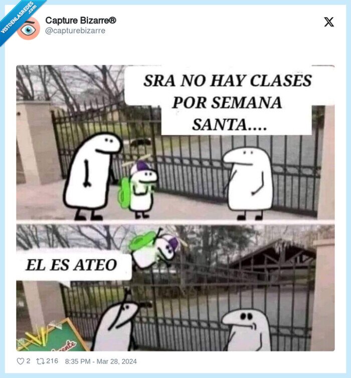 ateo,niño,clases,semana santa