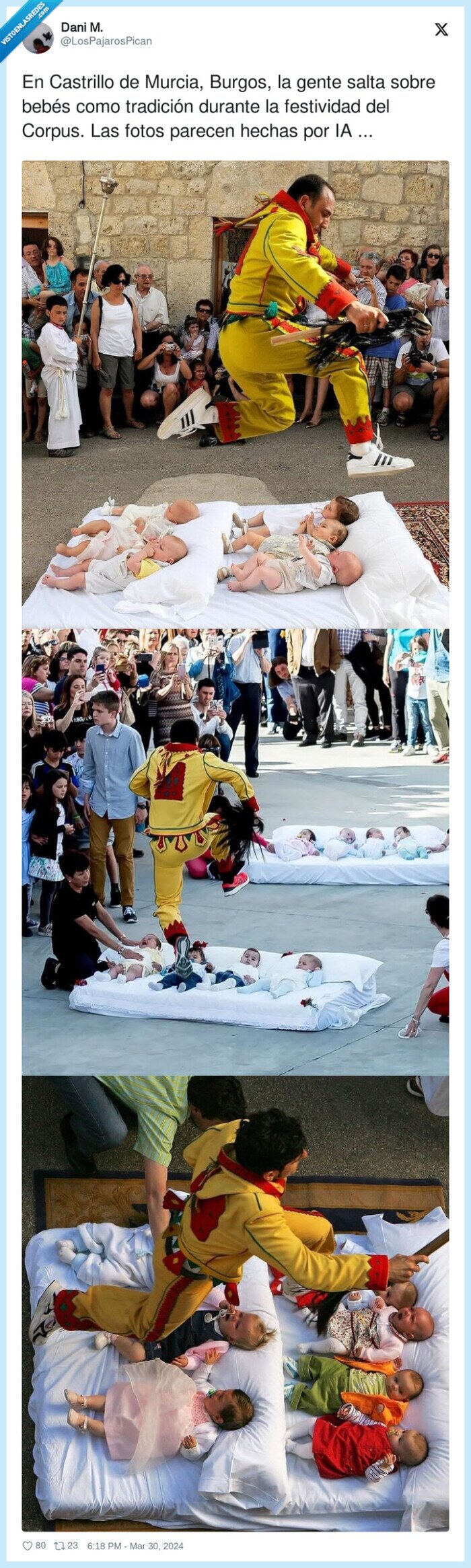 tradición,festividad,castrillo,saltar,bebes,murcia