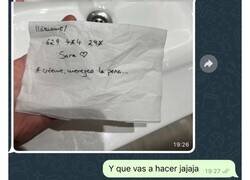 Enlace a Liga con el amor de su vida y le da el teléfono en modo jeroglífico, qué crees que pasará