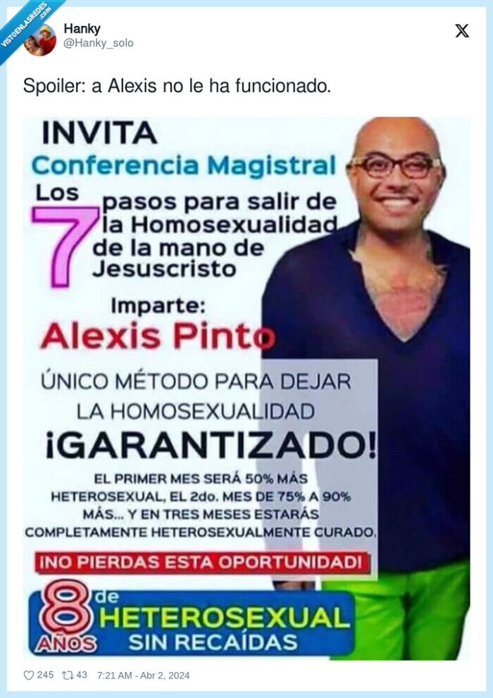 homosexualidad,cura,recaídas,spoiler,alexis