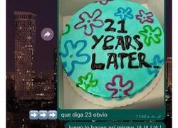 Enlace a Cuando pidas una tarta, déjalo bien claro para que no te pase como a éste