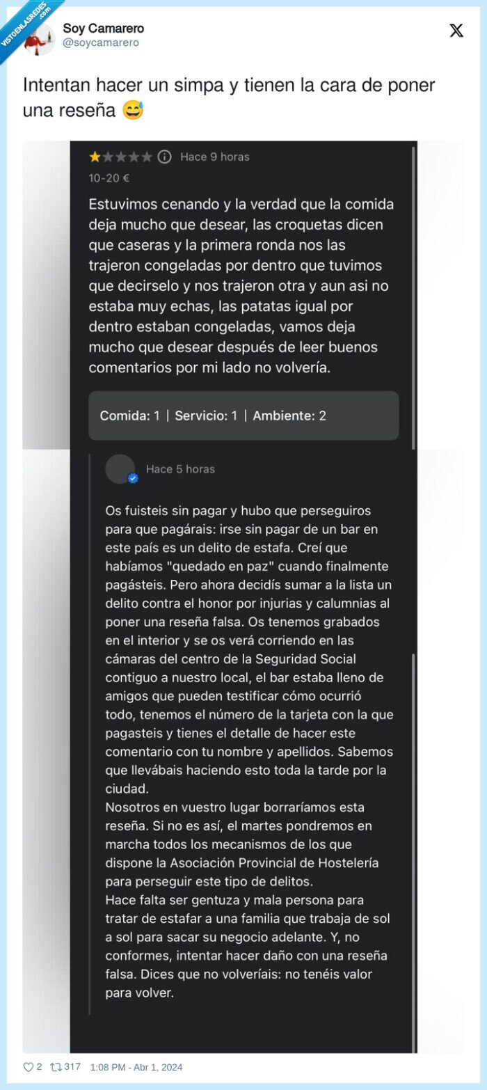 reseña,simpa,reiew,restaurante