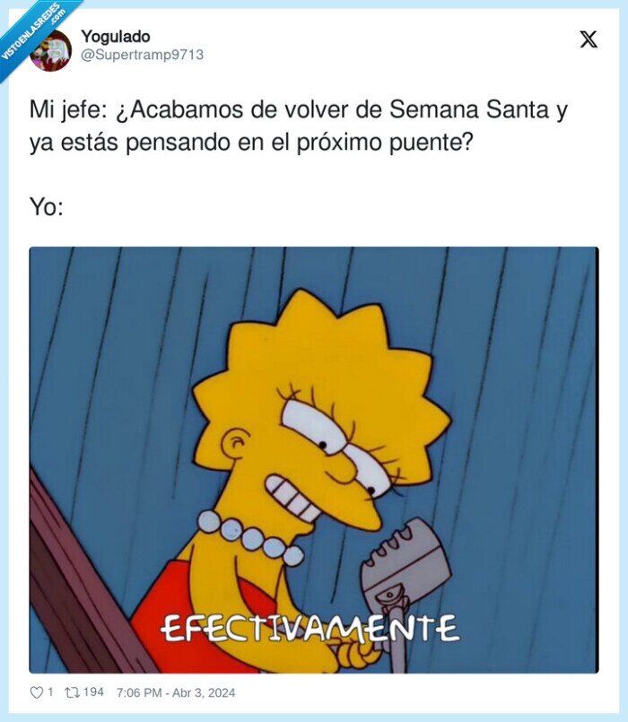 semana santa,trabajo,pedir,vacaciones,lisa