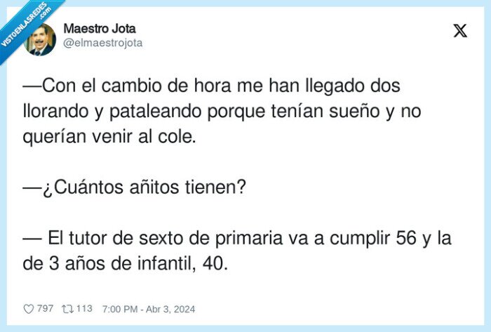 pataleando,infantil,llorando,primaria,cambio de hora,profesores