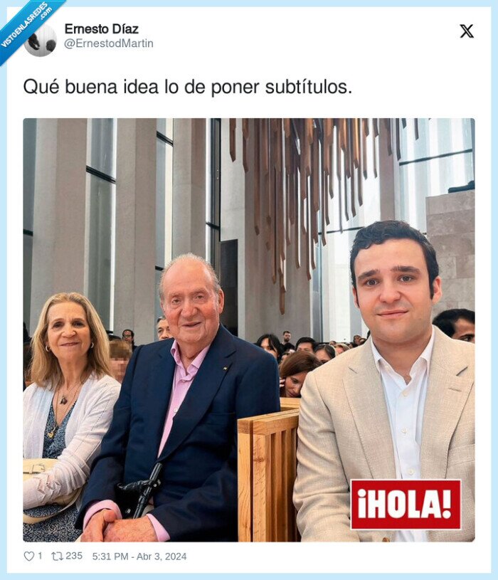 subtítulos,hola,borbones,froilan,elena,rey,juancar