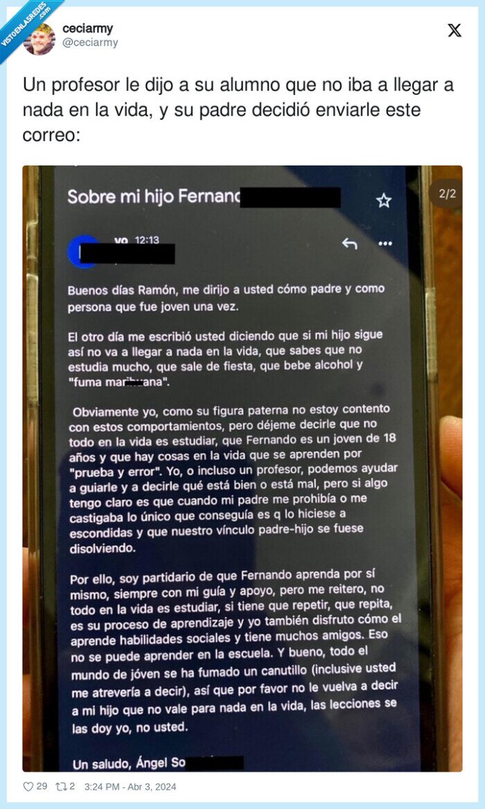 profesor,enviar,alumno,futuro,correo