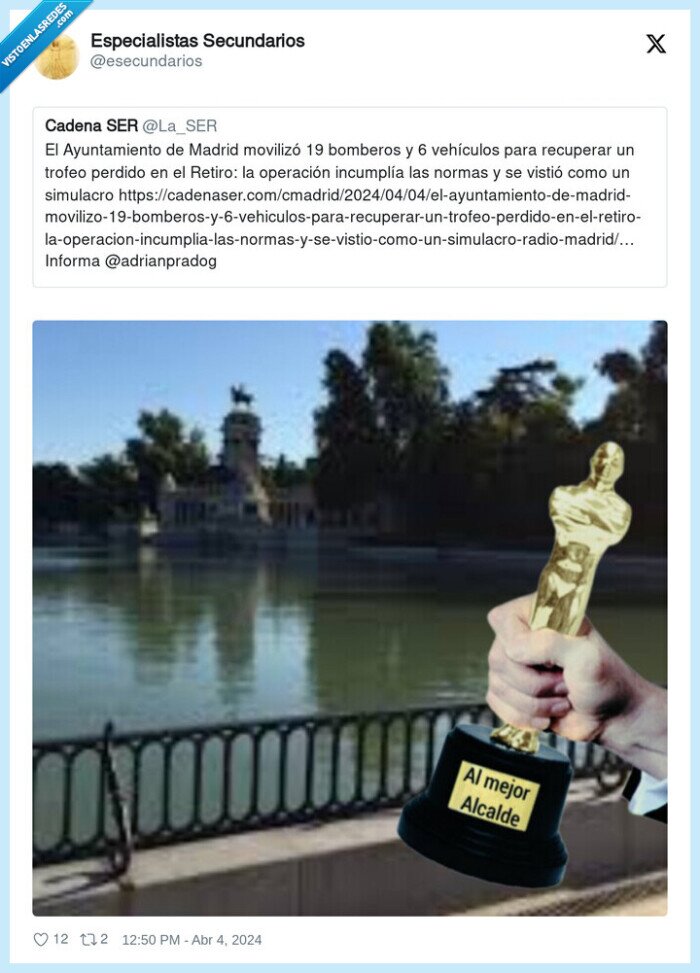 despliegue,madrid,trofeo,buscar,policia,el retiro