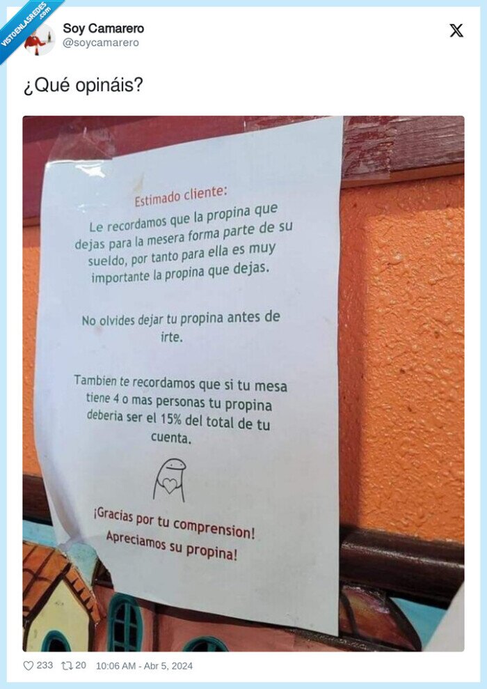 propina,restaurante,pagar