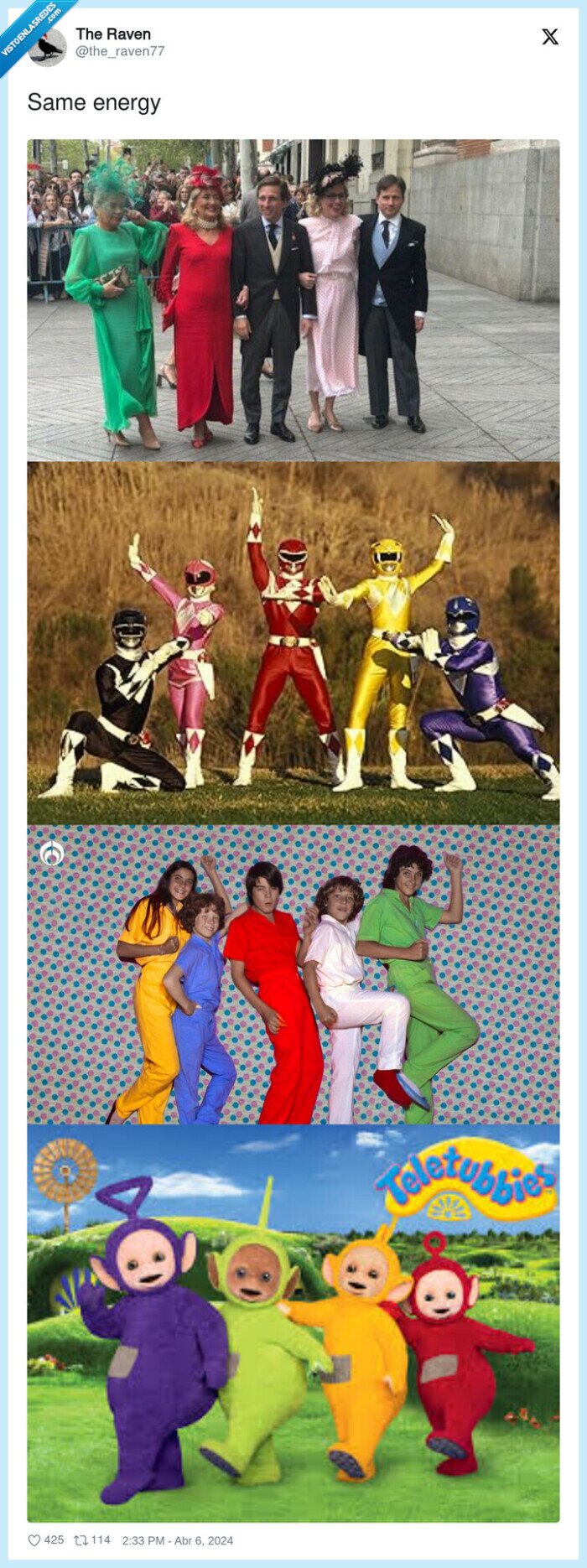 parchis,teletubbies,power rangers,boda,almeida