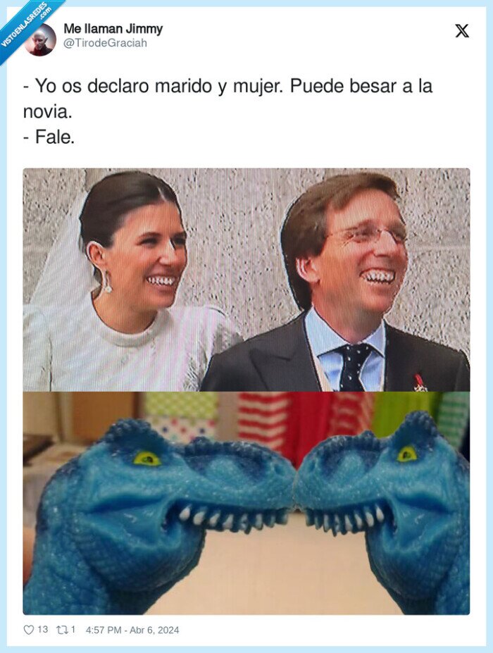 marido,mujer,almeida,boda,dinosaurio