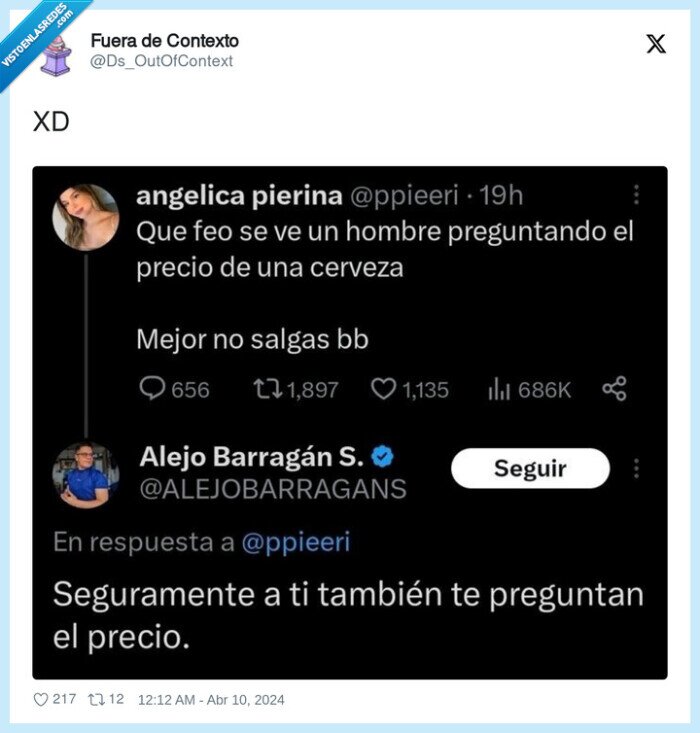 precio,descaro,salir,cervezas