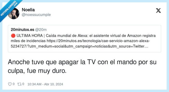alexa,caida mundial,apagón,amazon